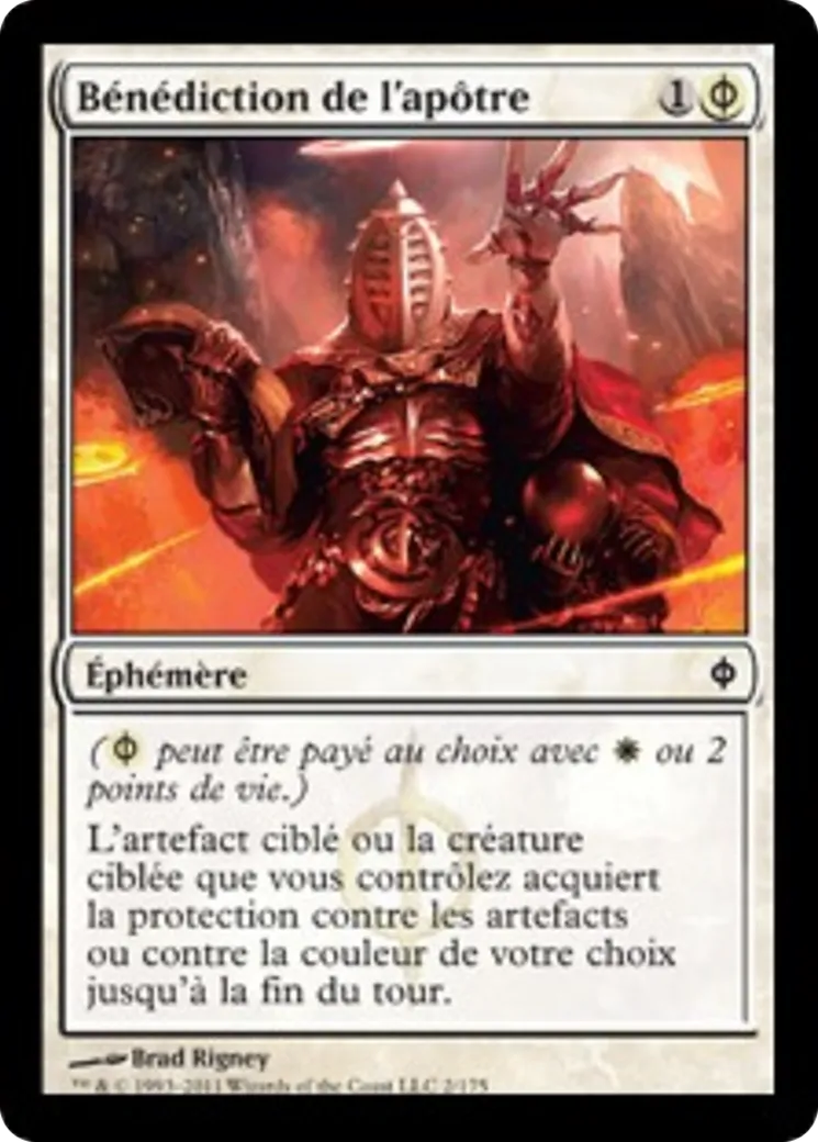 Bénédiction de l'apôtre — New Phyrexia — Magic: The Gathering