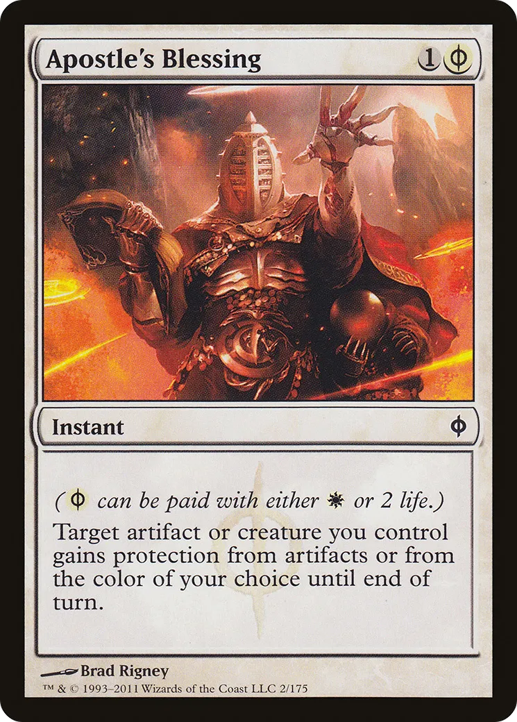 Apostle's Blessing — New Phyrexia — Magic: The Gathering