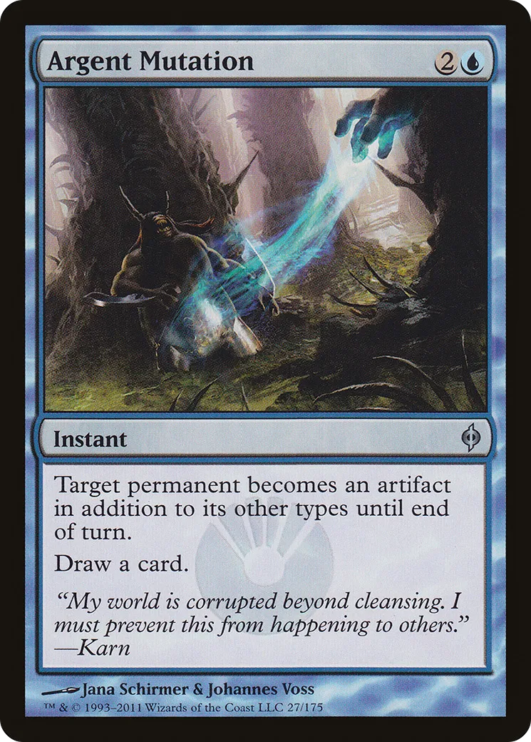 Argent Mutation — New Phyrexia — Magic: The Gathering