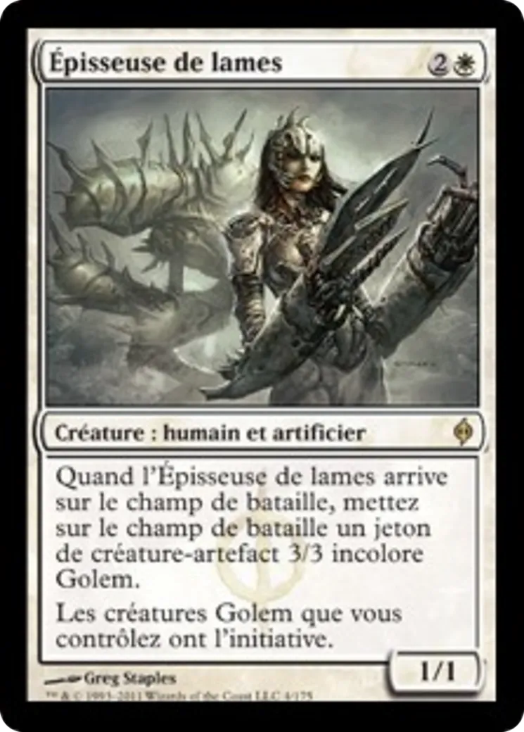 Épisseuse de lames — New Phyrexia — Magic: The Gathering