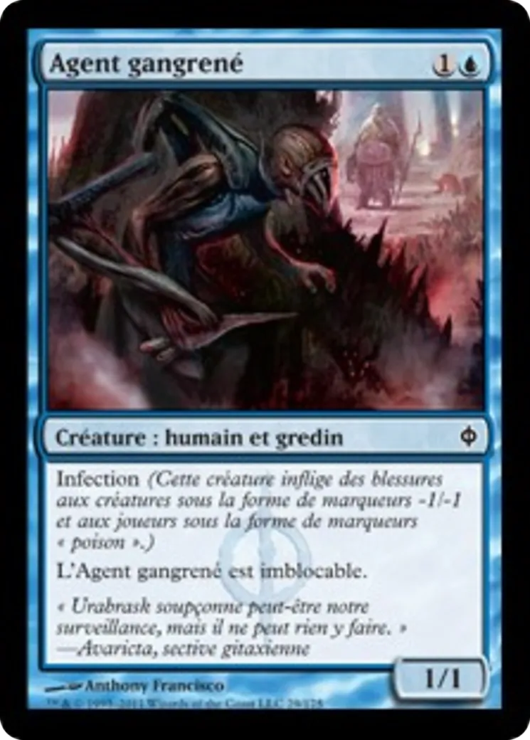Agent gangrené — New Phyrexia — Magic: The Gathering
