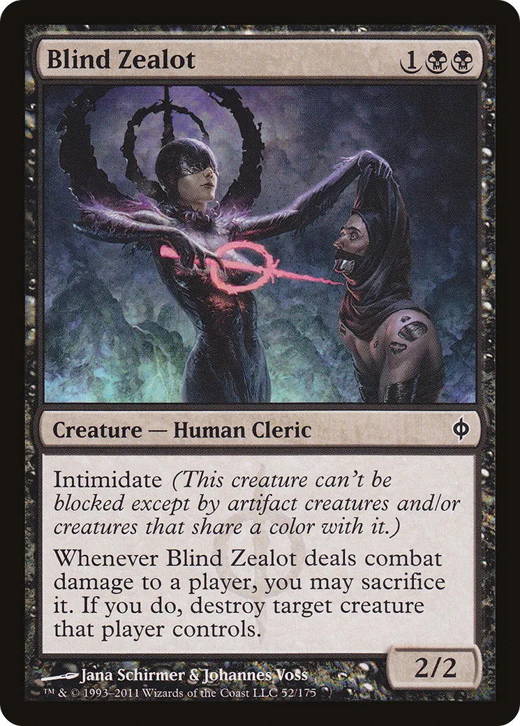 Blind Zealot — New Phyrexia — Magic: The Gathering