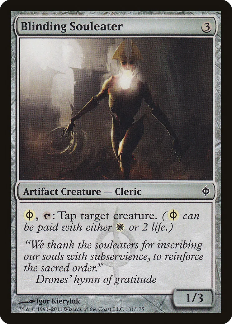 Dévoreur d'âme aveuglant — New Phyrexia — Magic: The Gathering