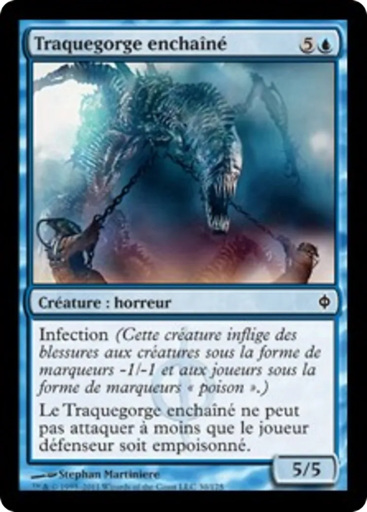Traquegorge enchaîné — New Phyrexia — Magic: The Gathering