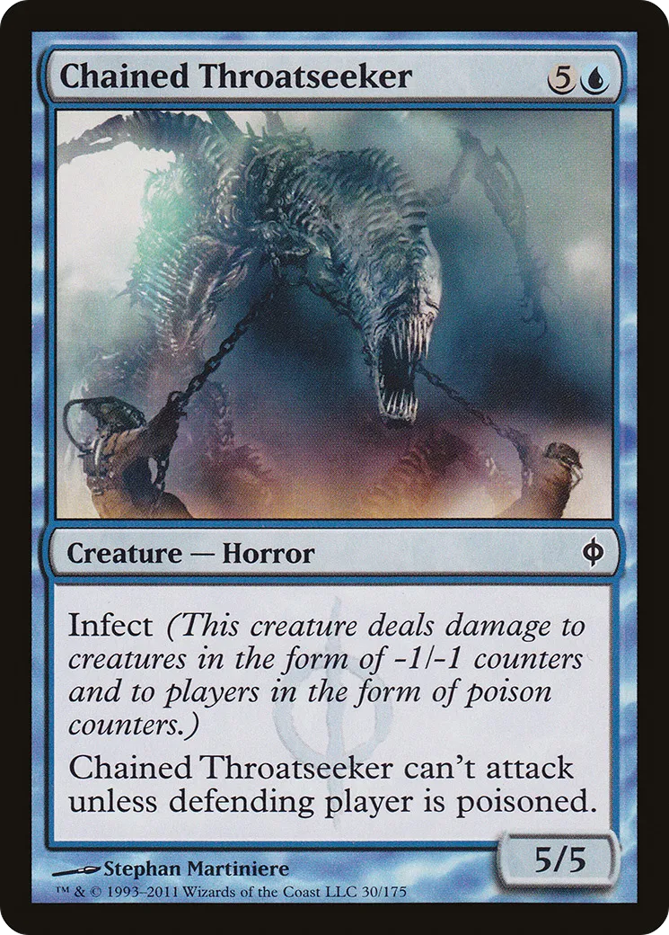 Traquegorge enchaîné — New Phyrexia — Magic: The Gathering