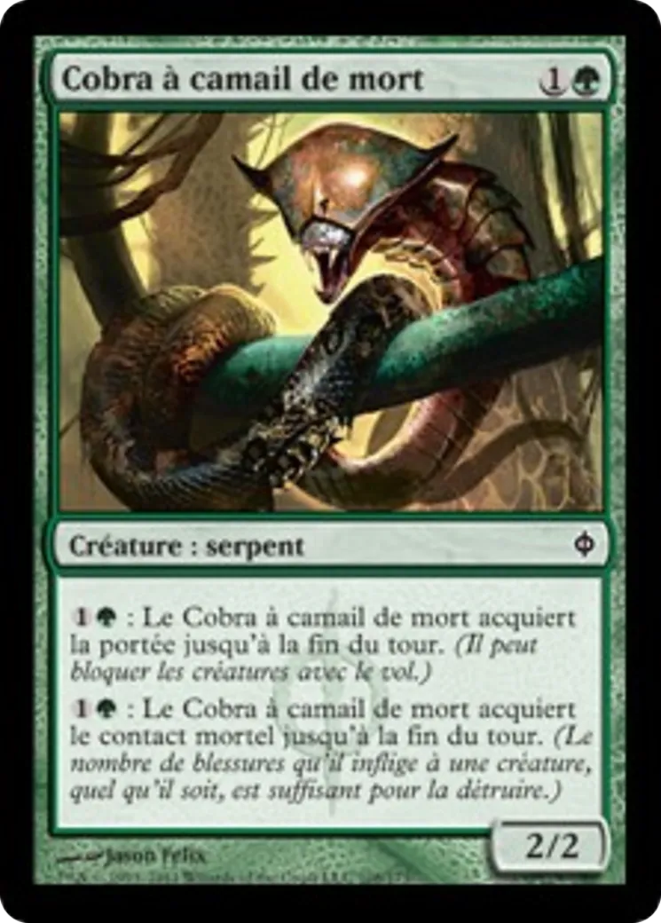 Cobra à camail de mort — New Phyrexia — Magic: The Gathering