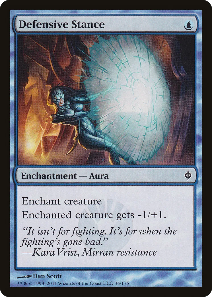 Defensive Stance — New Phyrexia — Magic: The Gathering