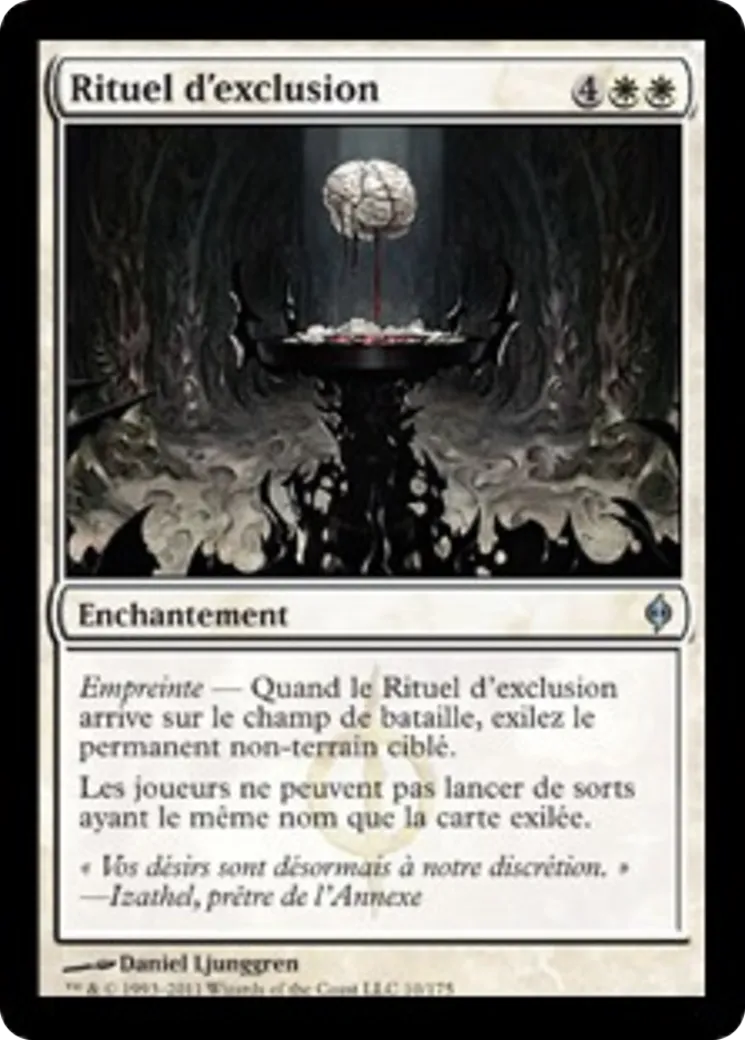 Rituel d'exclusion — New Phyrexia — Magic: The Gathering