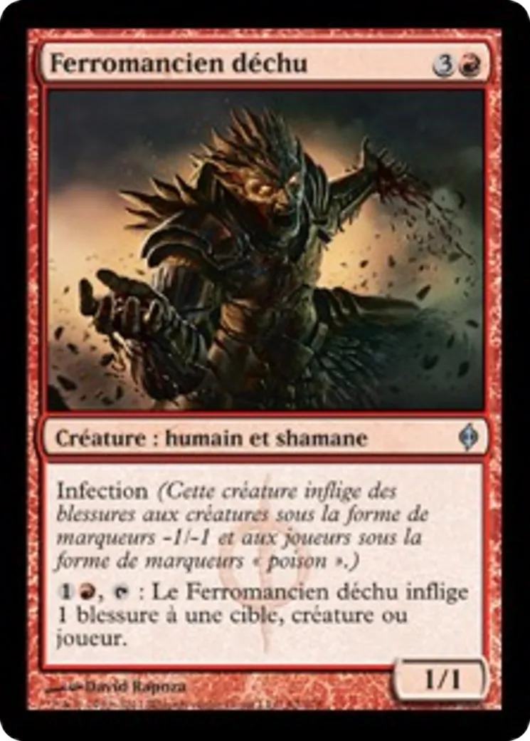 Ferromancien déchu — New Phyrexia — Magic: The Gathering