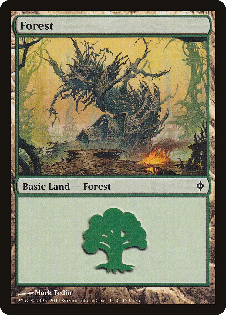Forêt — New Phyrexia — Magic: The Gathering