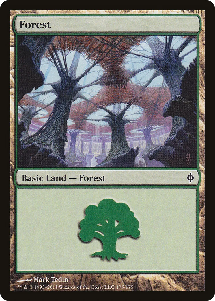 Forest — New Phyrexia — Magic: The Gathering
