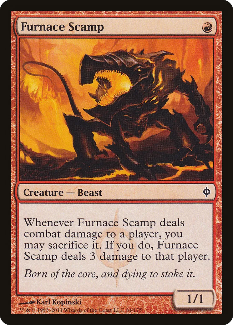 Furnace Scamp — New Phyrexia — Magic: The Gathering