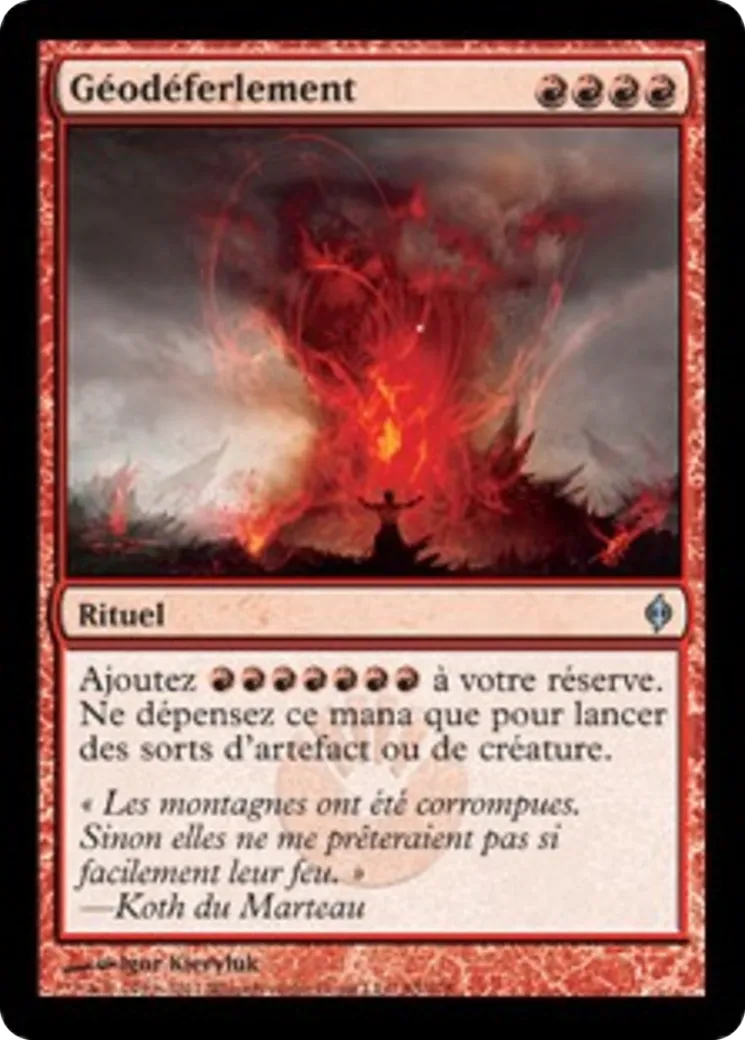 Géodéferlement — New Phyrexia — Magic: The Gathering