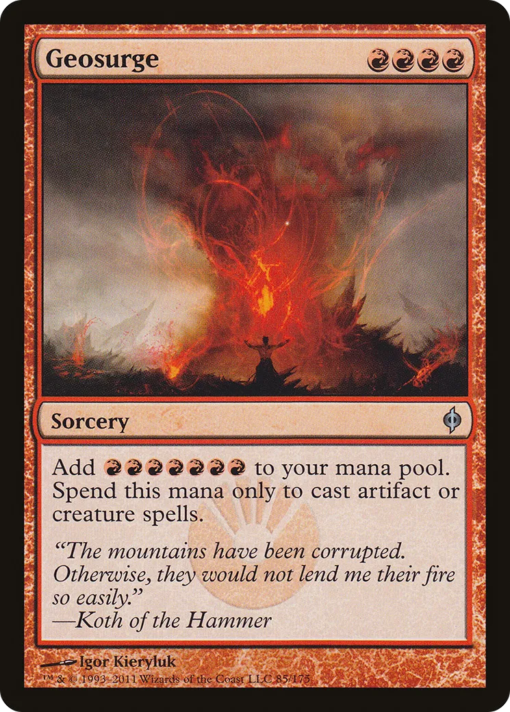 Géodéferlement — New Phyrexia — Magic: The Gathering