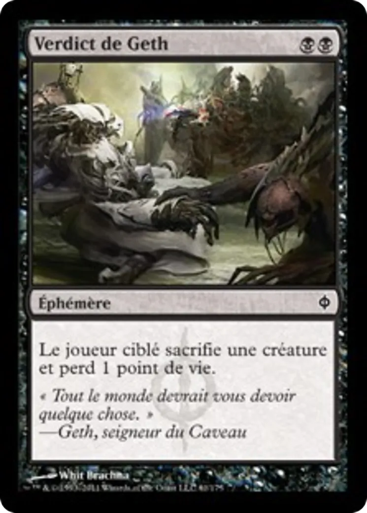 Verdict de Geth — New Phyrexia — Magic: The Gathering