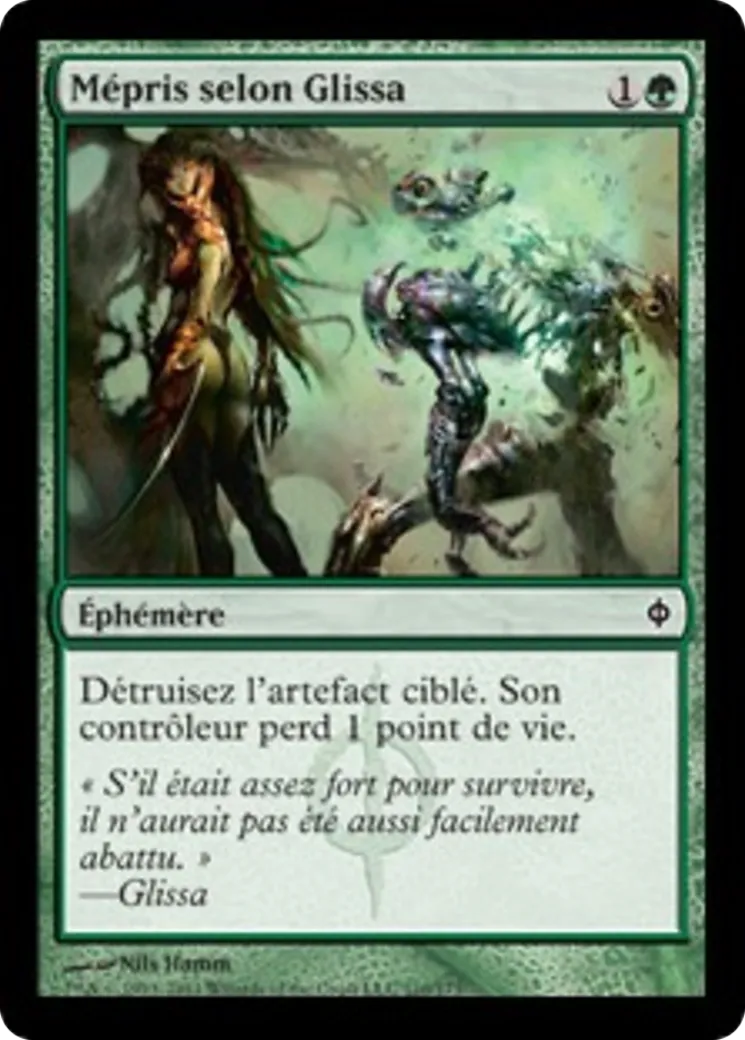 Mépris selon Glissa — New Phyrexia — Magic: The Gathering
