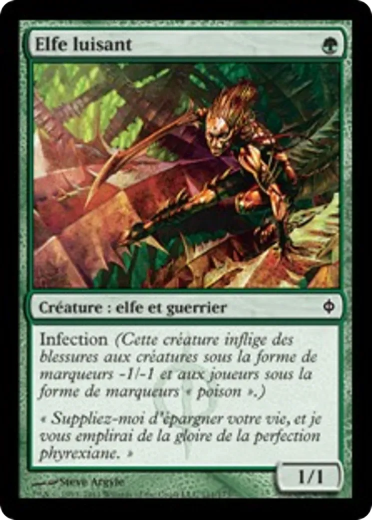 Elfe luisant — New Phyrexia — Magic: The Gathering