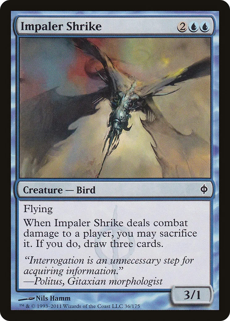 Impaler Shrike — New Phyrexia — Magic: The Gathering