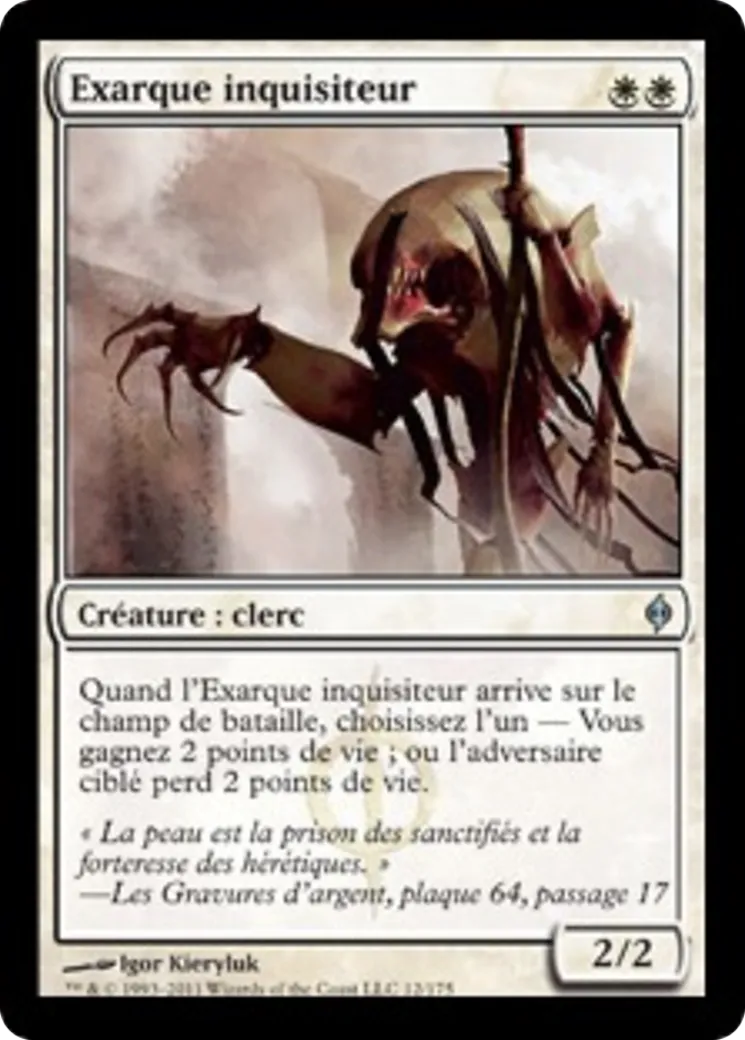 Exarque inquisiteur — New Phyrexia — Magic: The Gathering