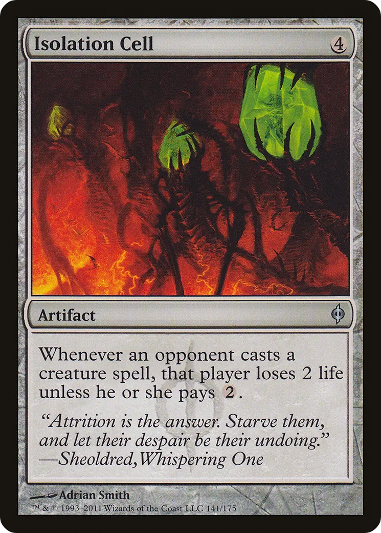 Isolation Cell — New Phyrexia — Magic: The Gathering