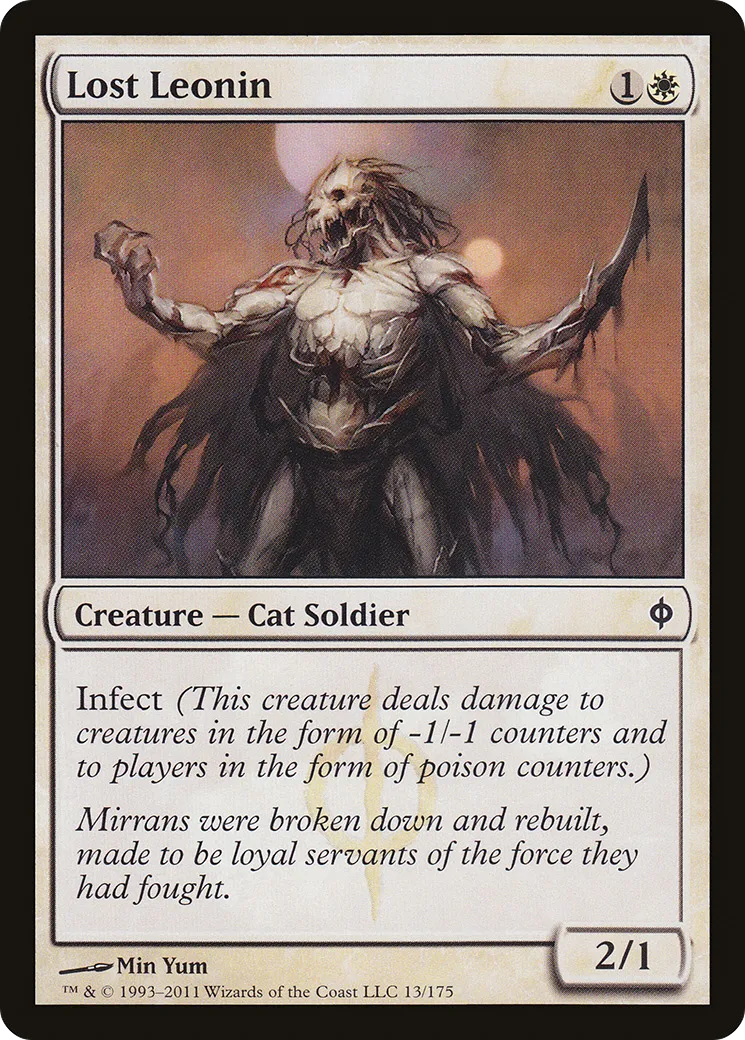 Lost Leonin — New Phyrexia — Magic: The Gathering