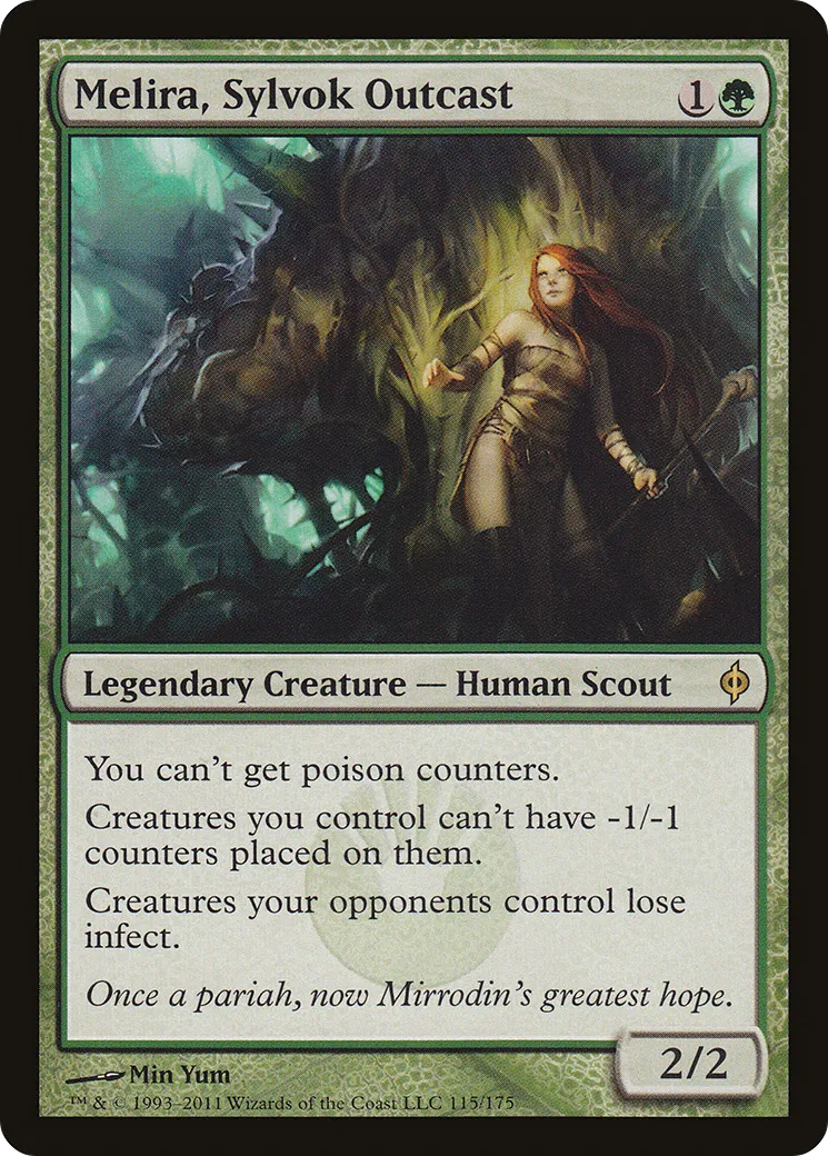 Melira, Sylvok Outcast — New Phyrexia — Magic: The Gathering