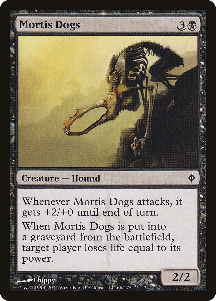 Mortis Dogs — New Phyrexia — Magic: The Gathering