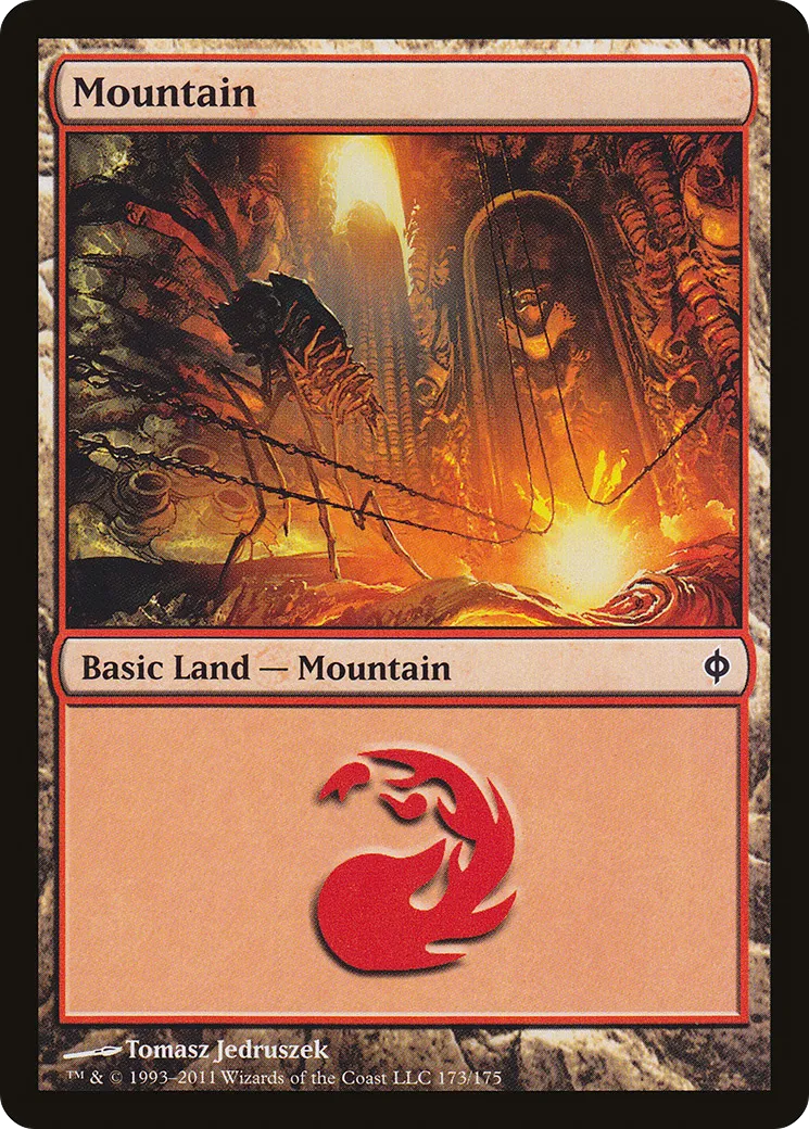 Montagne — New Phyrexia — Magic: The Gathering