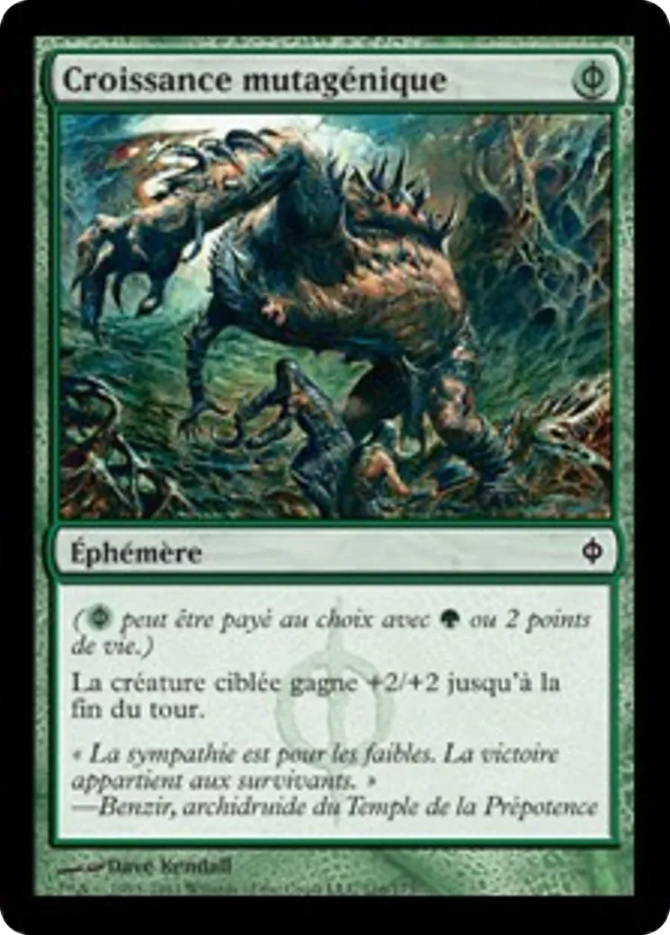 Croissance mutagénique — New Phyrexia — Magic: The Gathering