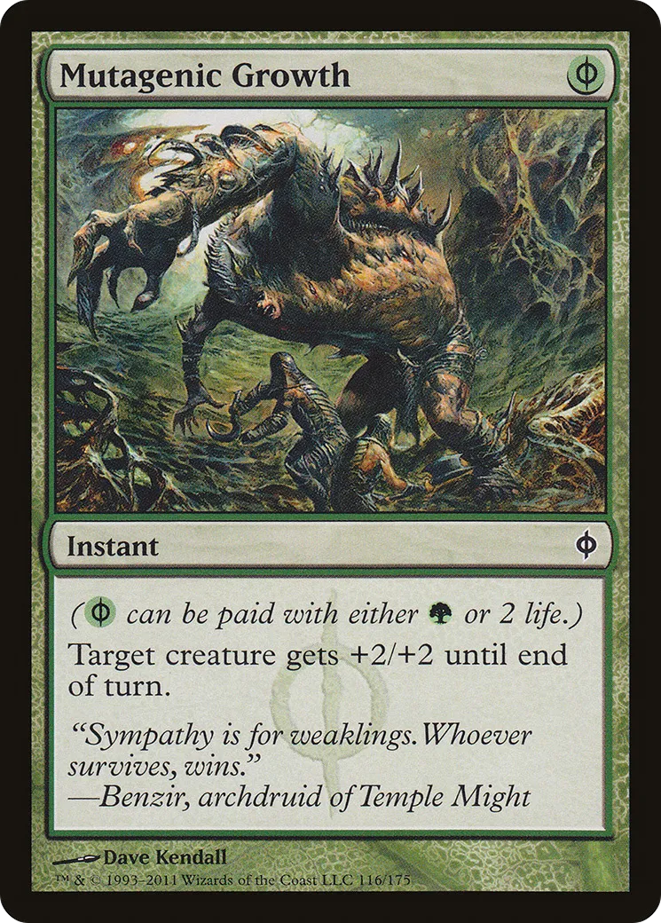 Mutagenic Growth — New Phyrexia — Magic: The Gathering