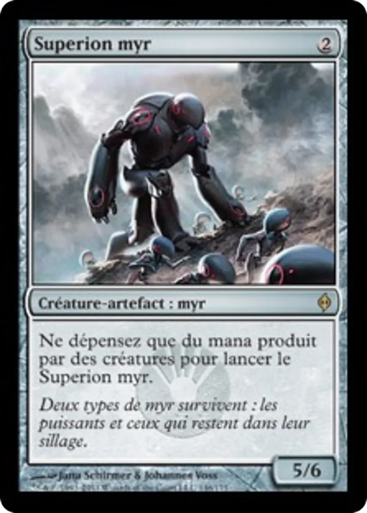 Superion myr — New Phyrexia — Magic: The Gathering