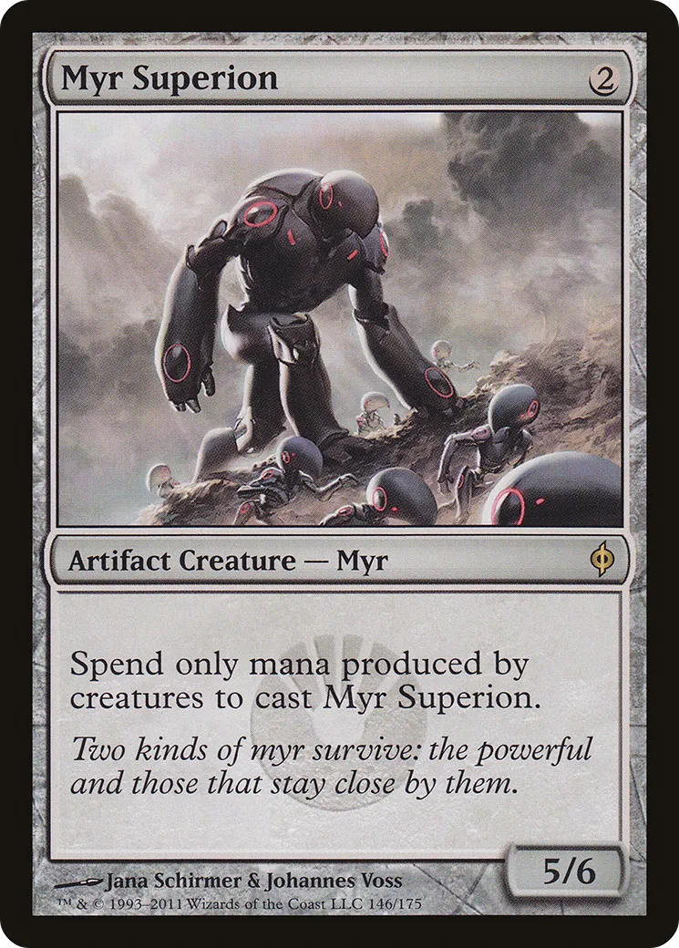 Myr Superion — New Phyrexia — Magic: The Gathering