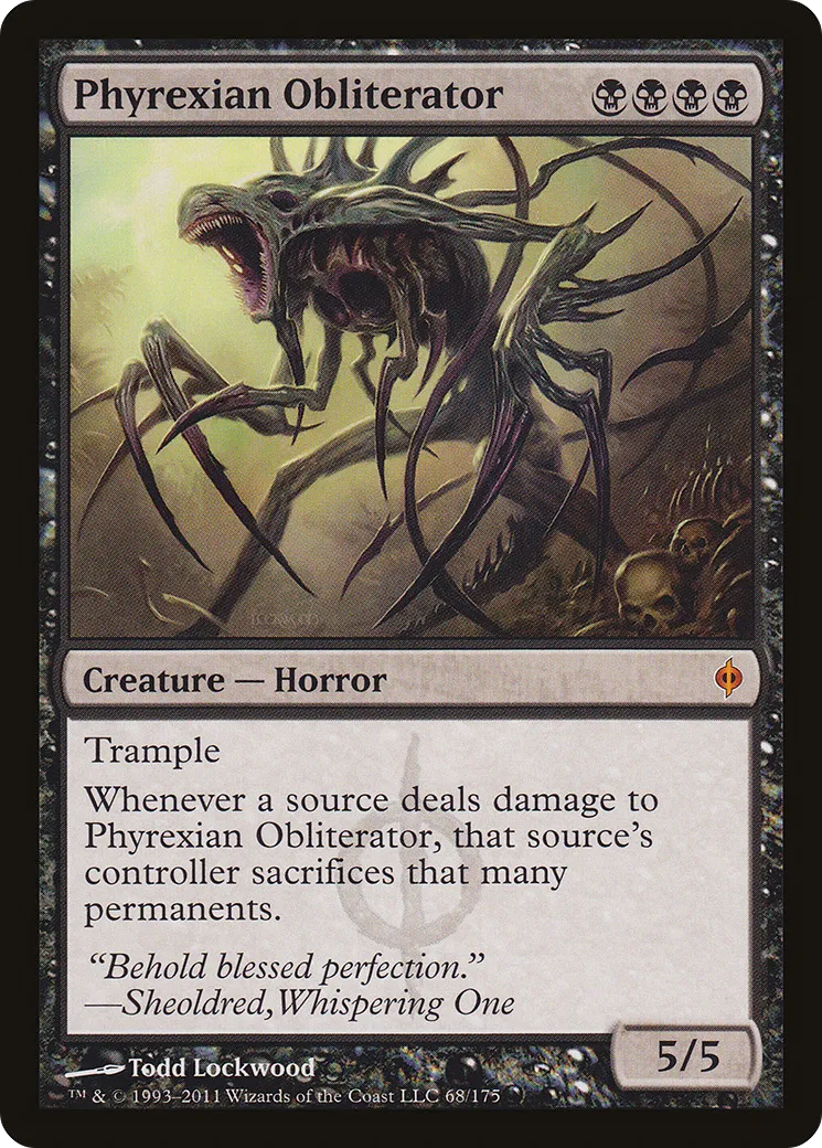 Phyrexian Obliterator — New Phyrexia — Magic: The Gathering
