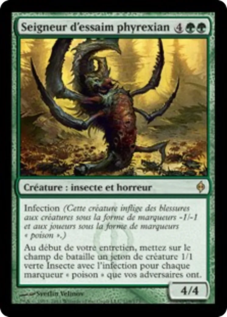 Seigneur d'essaim phyrexian — New Phyrexia — Magic: The Gathering