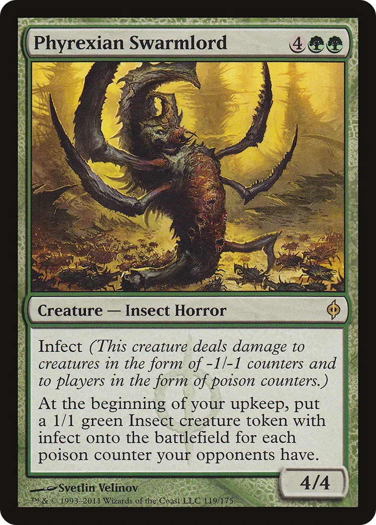 Phyrexian Swarmlord — New Phyrexia — Magic: The Gathering