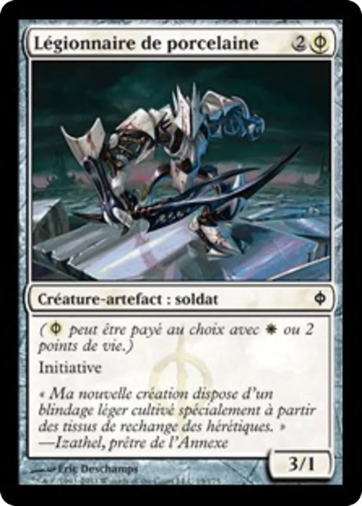 Légionnaire de porcelaine from New Phyrexia - Magic: The Gathering