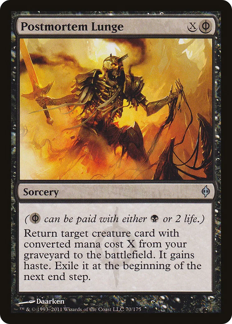 Postmortem Lunge — New Phyrexia — Magic: The Gathering