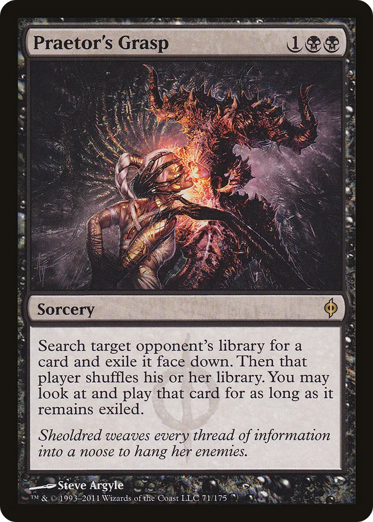 Praetor's Grasp — New Phyrexia — Magic: The Gathering