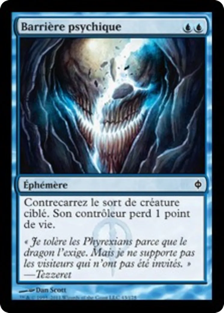 Barrière psychique — New Phyrexia — Magic: The Gathering