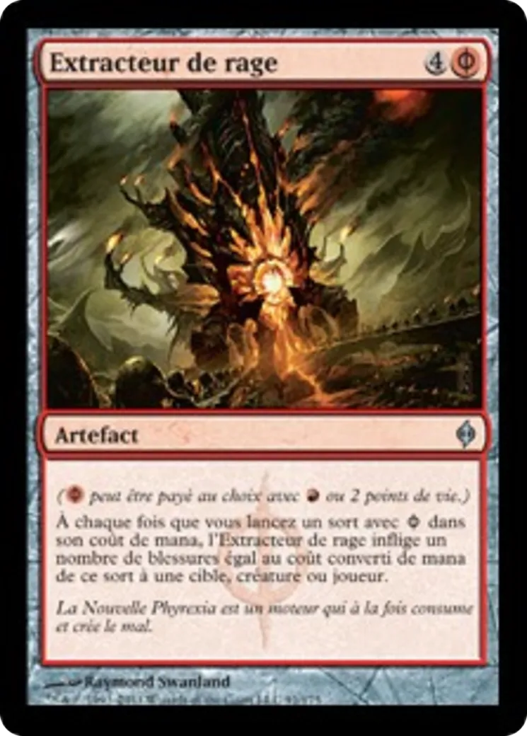 Extracteur de rage — New Phyrexia — Magic: The Gathering