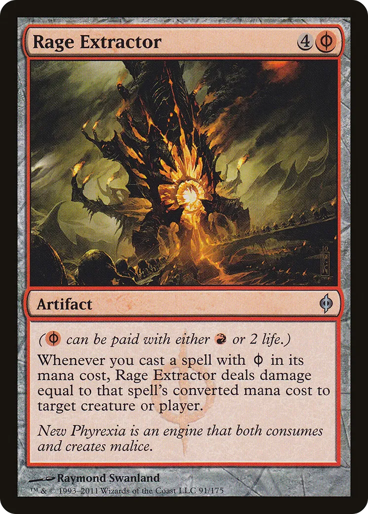 Extracteur de rage — New Phyrexia — Magic: The Gathering