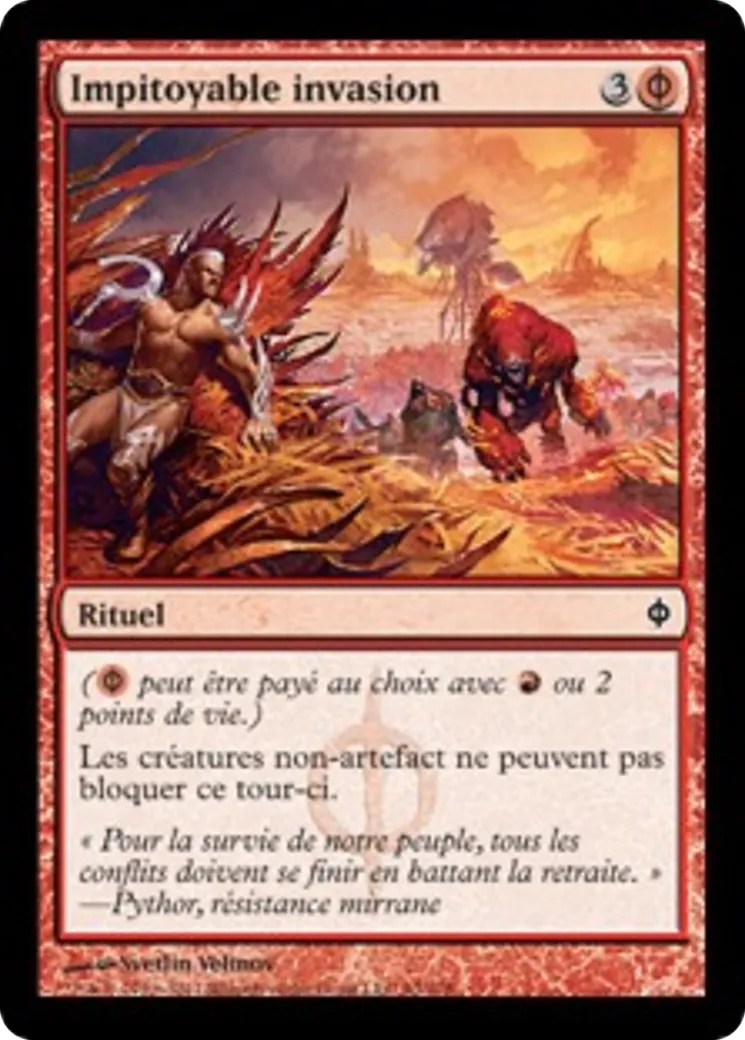 Impitoyable invasion — New Phyrexia — Magic: The Gathering