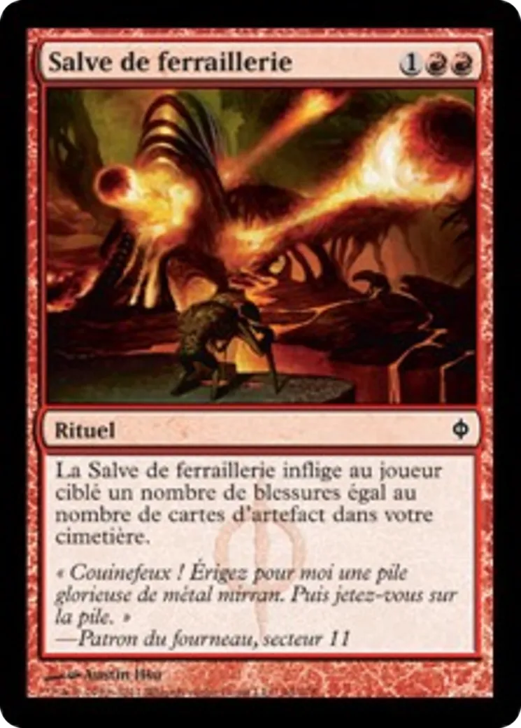 Salve de ferraillerie — New Phyrexia — Magic: The Gathering
