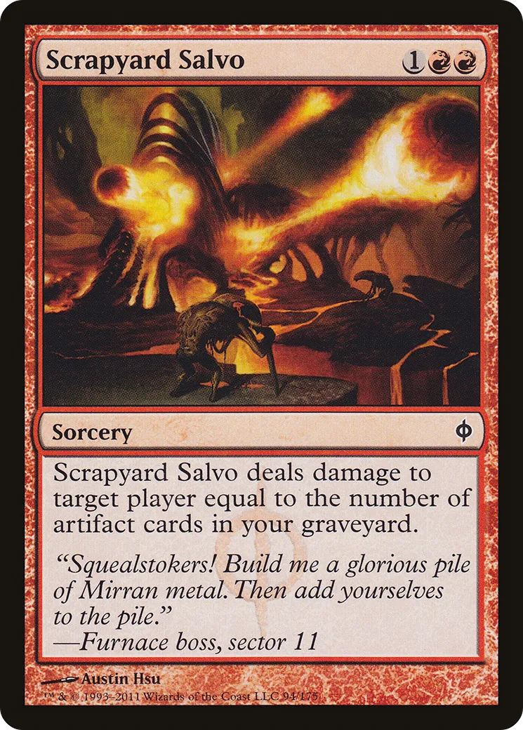 Scrapyard Salvo — New Phyrexia — Magic: The Gathering
