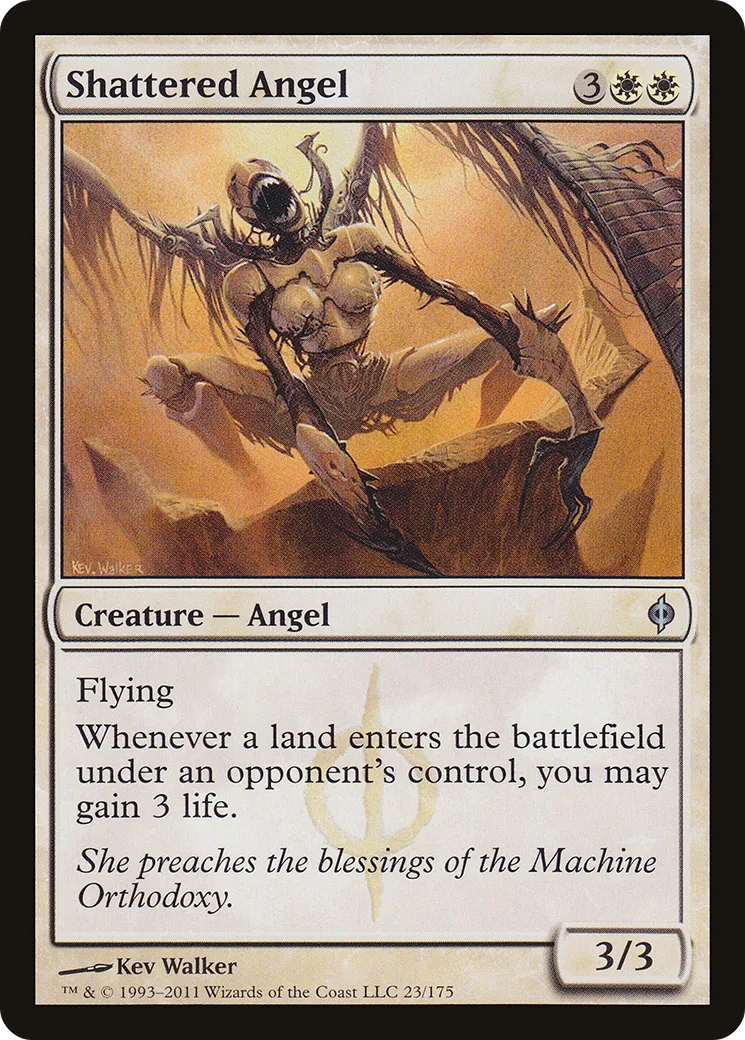 Shattered Angel — New Phyrexia — Magic: The Gathering