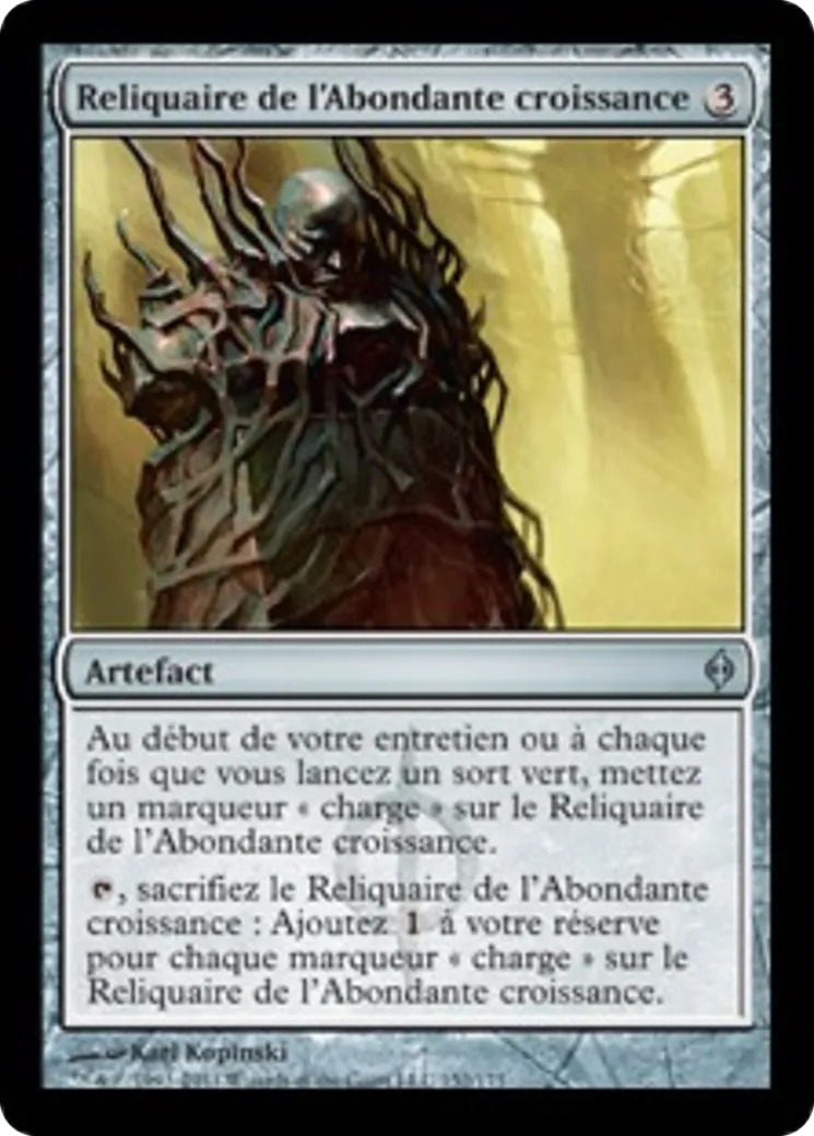 Reliquaire de l'Abondante croissance — New Phyrexia — Magic: The Gathering