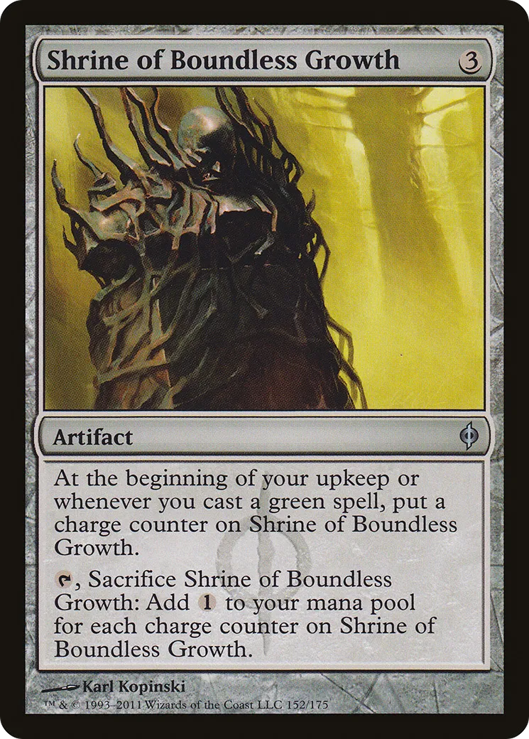 Shrine of Boundless Growth — New Phyrexia — Magic: The Gathering