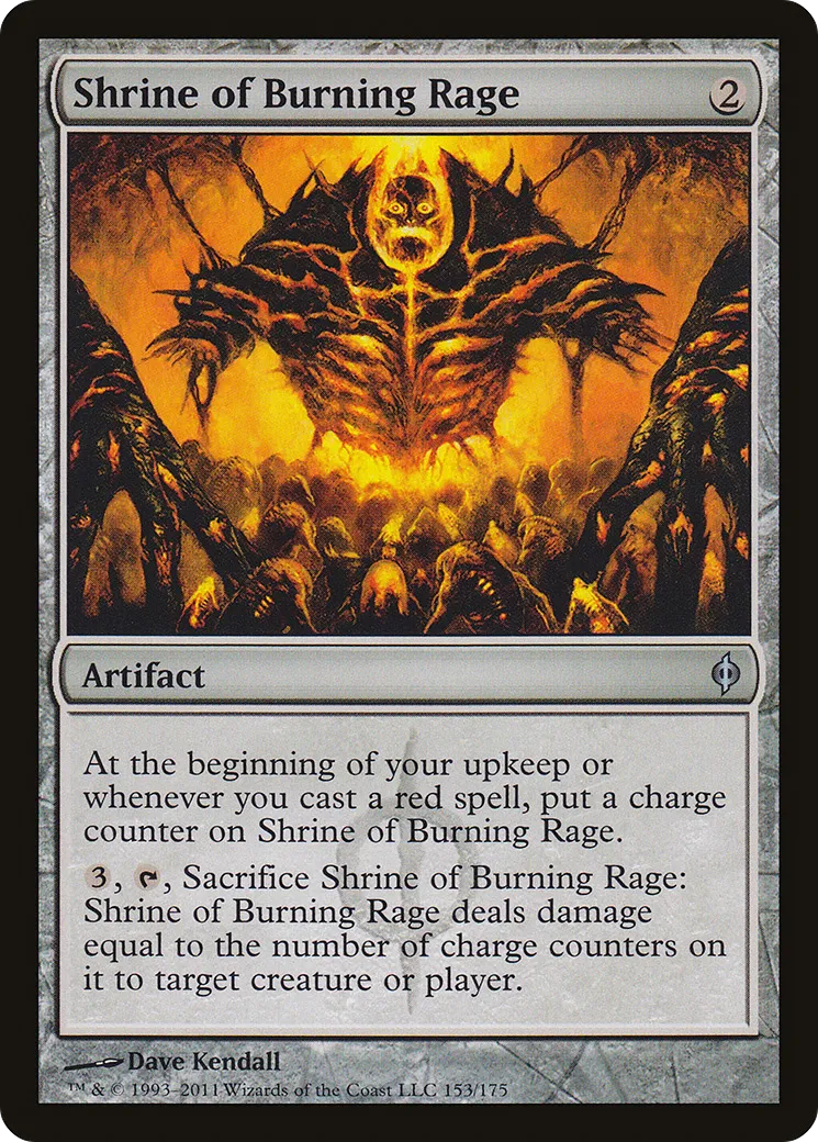 Reliquaire de la Rage brûlante — New Phyrexia — Magic: The Gathering