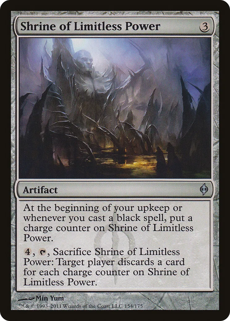 Shrine of Limitless Power — New Phyrexia — Magic: The Gathering