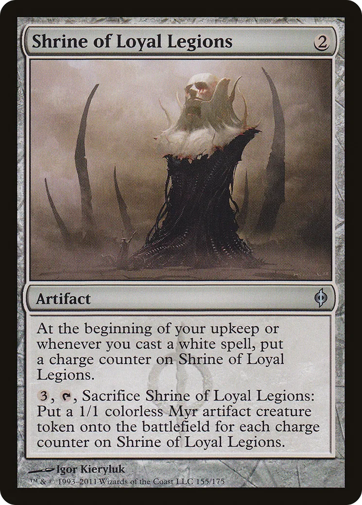 Shrine of Loyal Legions — New Phyrexia — Magic: The Gathering